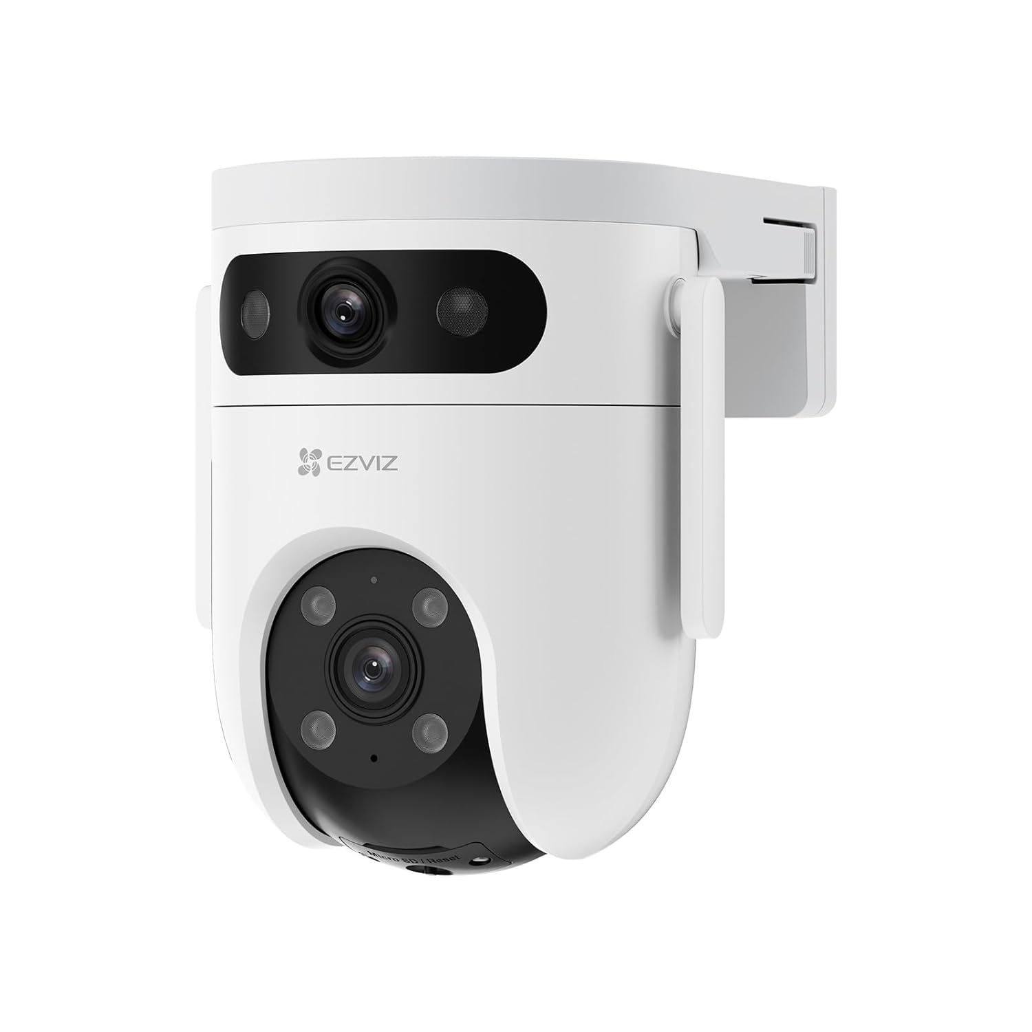 EZVIZ by Hikvision|3k H9C Dual-Lens (5MP+5MP) Pan & Tilt Wi-Fi Camera|Two-Way Talk|AI-Powered Human/Vehicle Detection|Active Defense with Siren